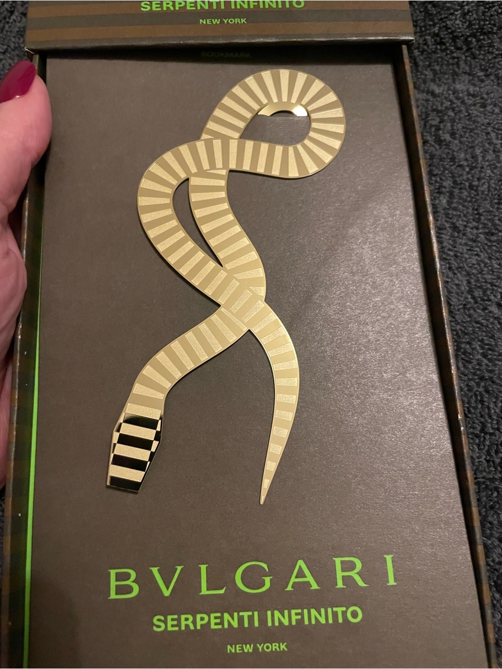 Bulgari Serpenti Bookmark New In Box